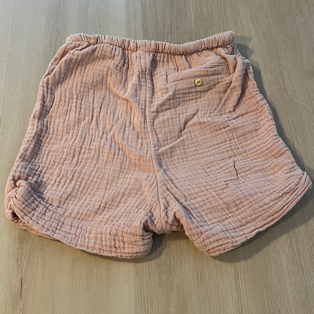 Pink Muslin Shorts - Picture 2 of 3